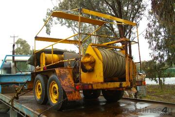 450mtr cable line haul winch , kevlar rope ,