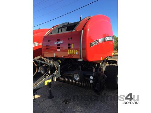 caption 2018 CASE IH RB465 VARIABLE CHAMBER ROUND BALER