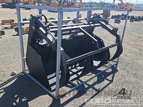 caption Unused Grapple Bucket to suit Skidsteer Loader