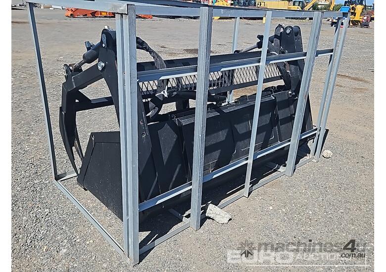 caption Unused Grapple Bucket to suit Skidsteer Loader