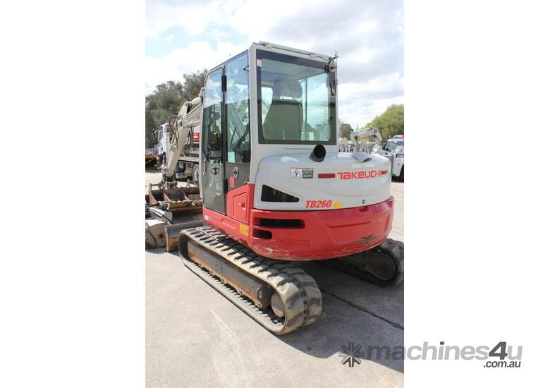 caption Takeuchi TB260 Excavator