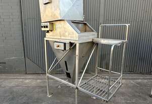 275L STAINLESS Salt Feeder Dispenser Food Process Vessel Conical Hopper platform