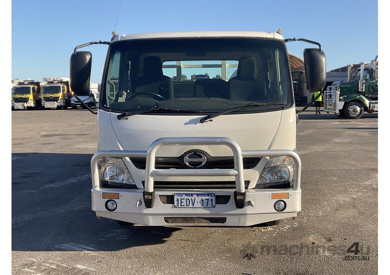 caption 2013 Hino 300 C Cab Wide 2 4x2 Tray Truck