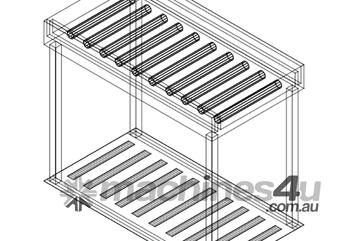 Fagor Stainless Steel Rolling Table For 2 Baskets Mr2C