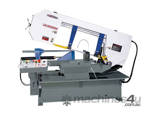 caption TOPTEC UE-460DSA (600mm capacity) Dual Mitre Taiwan Quality Bandsaw. *PRICED TO SELL*