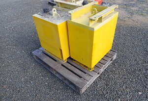 Custom Made Alloy tanks x 3 Custom Made Alloy tanks x 3