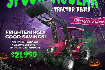 AgKing - 40HPTractor ROPS AK404B with FEL 4in1 Bucket