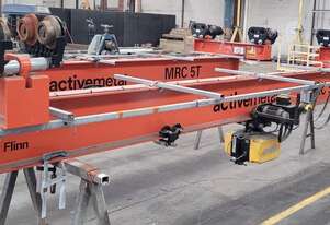 2 x 5T Underslung Overhead Travelling Crane Complete with 2 x 5T Electric Chain Hoists with 40m drop