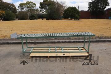 Gravity Roller Conveyor Habasit 3m Long