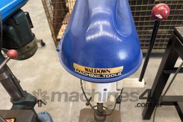 Reconditioned Waldown Pedestal Drill Dark Blue
