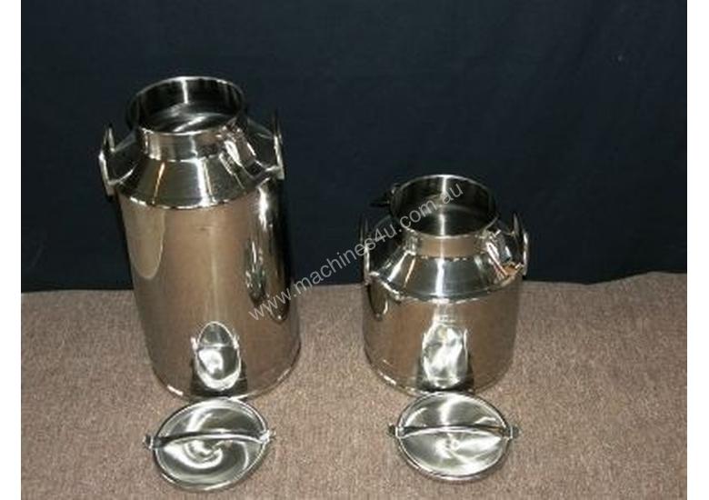caption Stainless Steel Milk Cans 20lt and 40lt