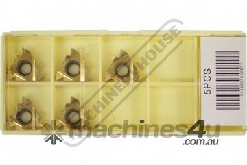 16IRM Carbide Inserts - Internal Threading 55 Grade P30 5 Inserts Per Pack