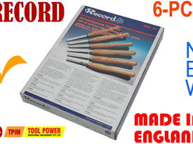 Wood Lathe Chisels RECORD, 6-PCE, Built To Last*** - picture0' - Click to enlarge