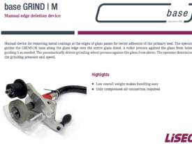 Manual Edge Deletion Device Base Grind | M - picture0' - Click to enlarge