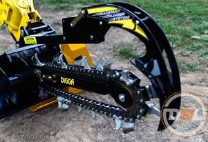 DIGGA TRENCHERS ALL MAKES ALL MODELS SUIT SUIT EXCAVATOR BOBCAT TRACTOR TELEHANDLER Trencher Attachm