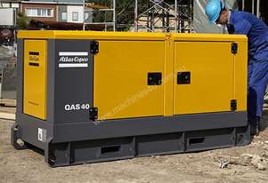 Atlas Copco QAS-40 Prime Mobile Generator. 40KVA with Kubota Engine.