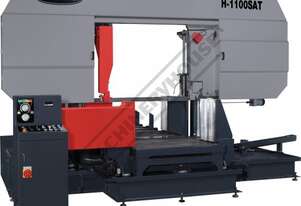 H-1100SAT Semi Automatic Double Column Heavy Duty Metal Cutting Band Saw 1100 x 1100mm (W x H) Squa