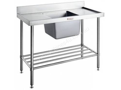 Simply Stainless - Single Sink Bench 600mm Deep