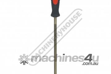 Engineers File, Round - Second Cut EF-RS Hi-Quality Hardened & Tempered Carbon Steel 250mm Blade Len