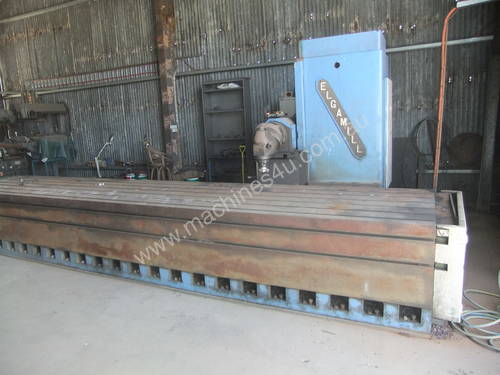 6 METRE BUTLER ELGAMILL BED TYPE MILLING MACHINE