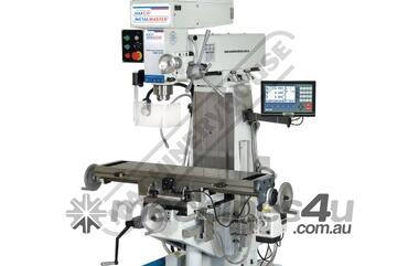 HM-51B Workshop Turret Milling Machine Table Travel: (X) - 580mm (Y) - 190mm (Z) - 350mm Includes Di