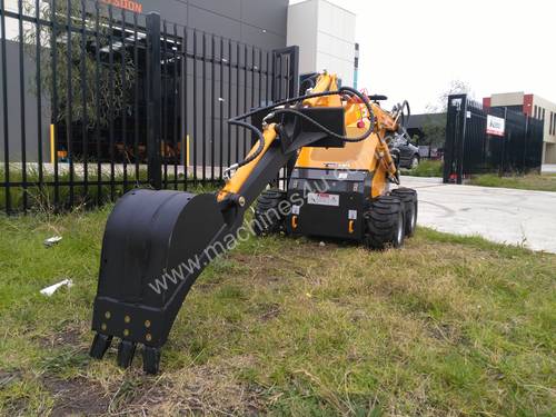 Backhoe attachment straight head fixed Front Hoe for mini diggers mini loaders