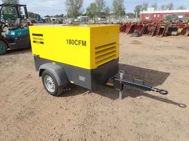 Atlas Copco 180CFM Trailer Mounted Air Compressor - picture0' - Click to enlarge