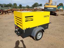 Atlas Copco 180CFM Trailer Mounted Air Compressor - picture0' - Click to enlarge