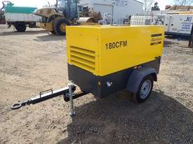 Atlas Copco 180CFM Trailer Mounted Air Compressor - picture2' - Click to enlarge