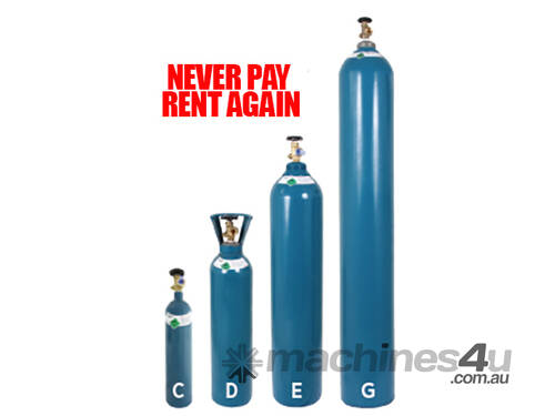 CYLINDER & GAS-E SIZE ARGON