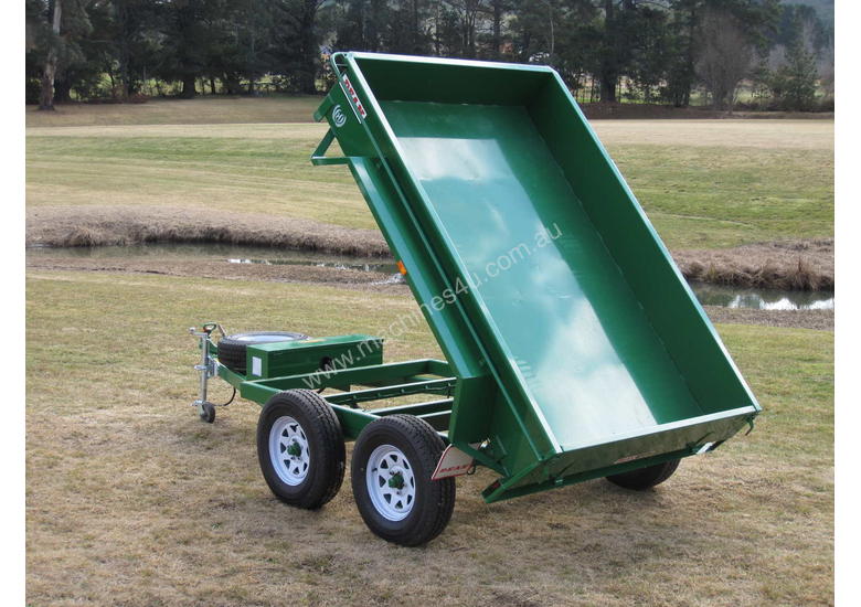 caption No.19 Tandem Axle Tipping Box Trailer