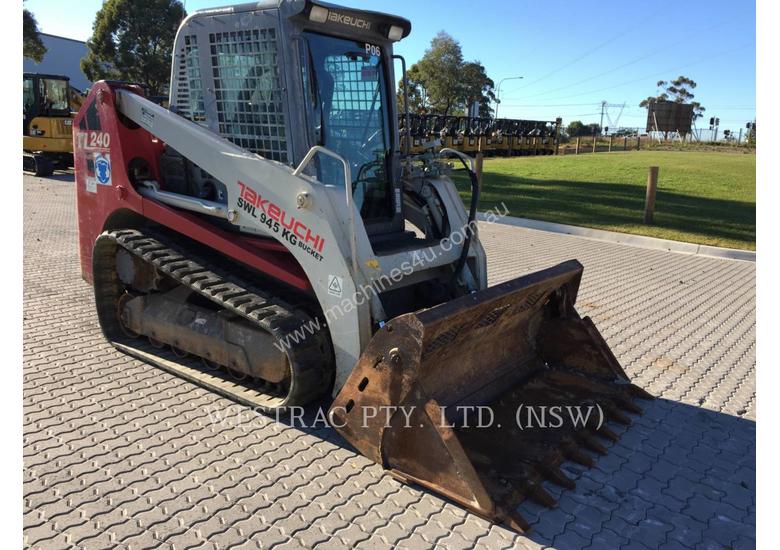 caption TAKEUCHI MFG. CO. LTD. TL240 Multi Terrain Loaders