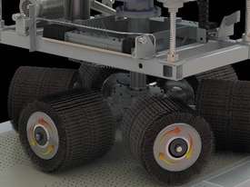 Jonsen Sander SGP1000 deburring planetary type machine with vacuum conveyor belt. - picture1' - Click to enlarge