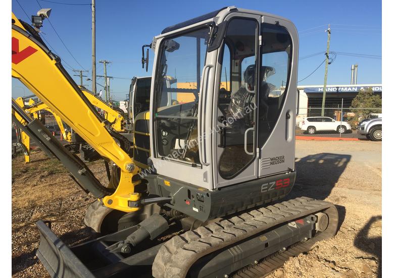 caption Wacker Neuson EZ53 Excavator - Outrageously Powerful