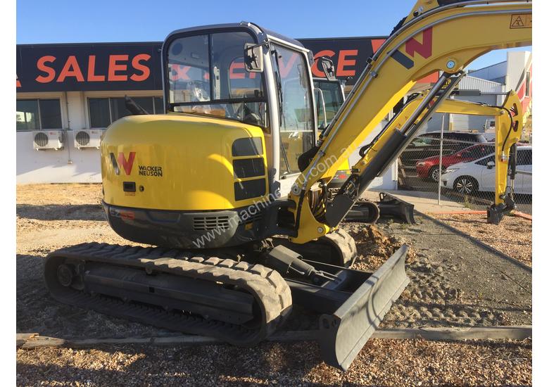 caption Wacker Neuson EZ53 Excavator - Outrageously Powerful