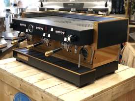 LA MARZOCCO LINEA CLASSIC AV BLACK GOLD  3 GROUP ESPRESSO COFFEE MACHINE - picture1' - Click to enlarge