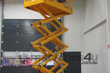 Haulotte 26ft Electric Scissor Lift Compact, Efficient, and Ideal for Indoor Use