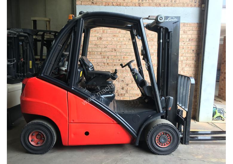 Late Model Linde H25T 2.5ton 4.7m Container Mast Side Shift Very Low HRs Great !