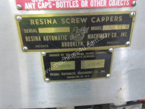 Resina NRU30 Inline Automatic Capper Capping Machine