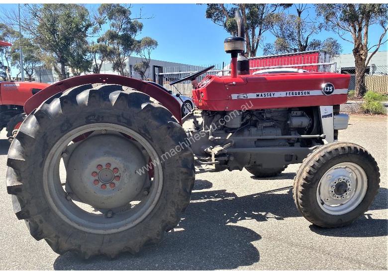 caption Massey Ferguson 135 4 x 2 Tractor, 567 Hrs