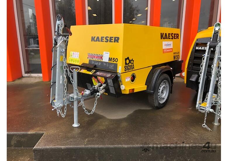 caption New Kaeser M50 - 180cfm Diesel Air Compressor