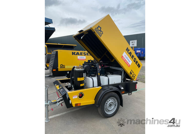 caption New Kaeser M50 - 180cfm Diesel Air Compressor