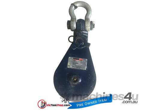 Loadset Heavy Duty Snatch Block  WLL 4T, 150mm Sheave Diameter, Wire Rope 10-13-mm