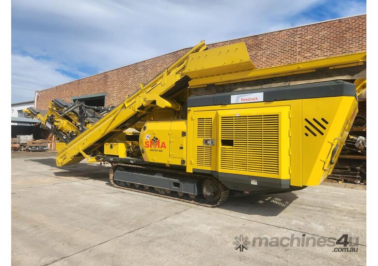 caption USED KEESTRACK R3 IMPACTOR WITH NEW & UNUSED ENGINE