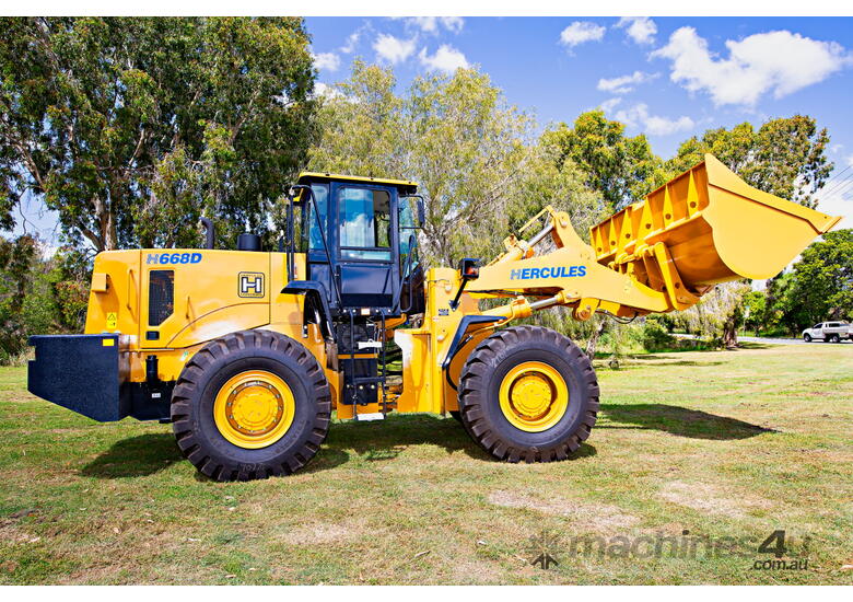 caption Hercules Heavy Duty HD668D Wheel Loader