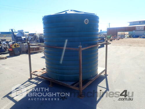 WEST COAST POLY 4,500 LITRE POLY WATER TANK IN FRAME