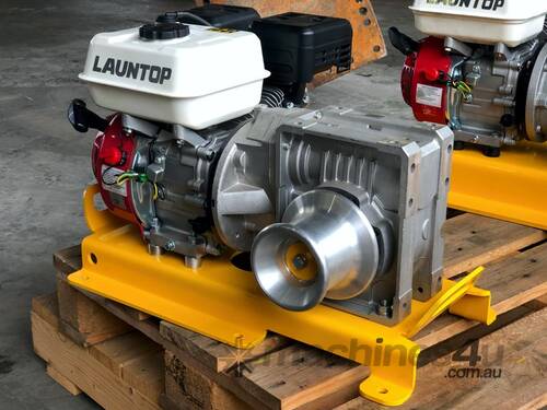 caption Portable Petrol Capstan Winch 1 Tonne - Model: PPCW1000, Built Tough & Designed