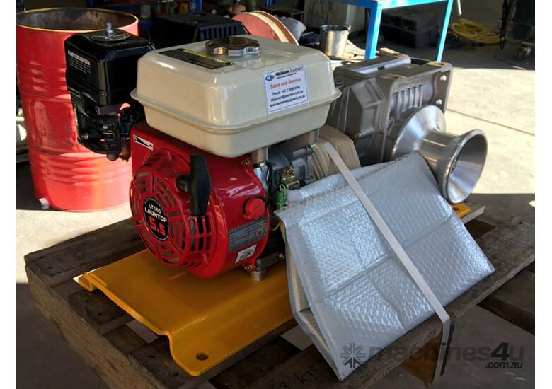 caption Portable Petrol Capstan Winch 1 Tonne - Model: PPCW1000, Built Tough & Designed