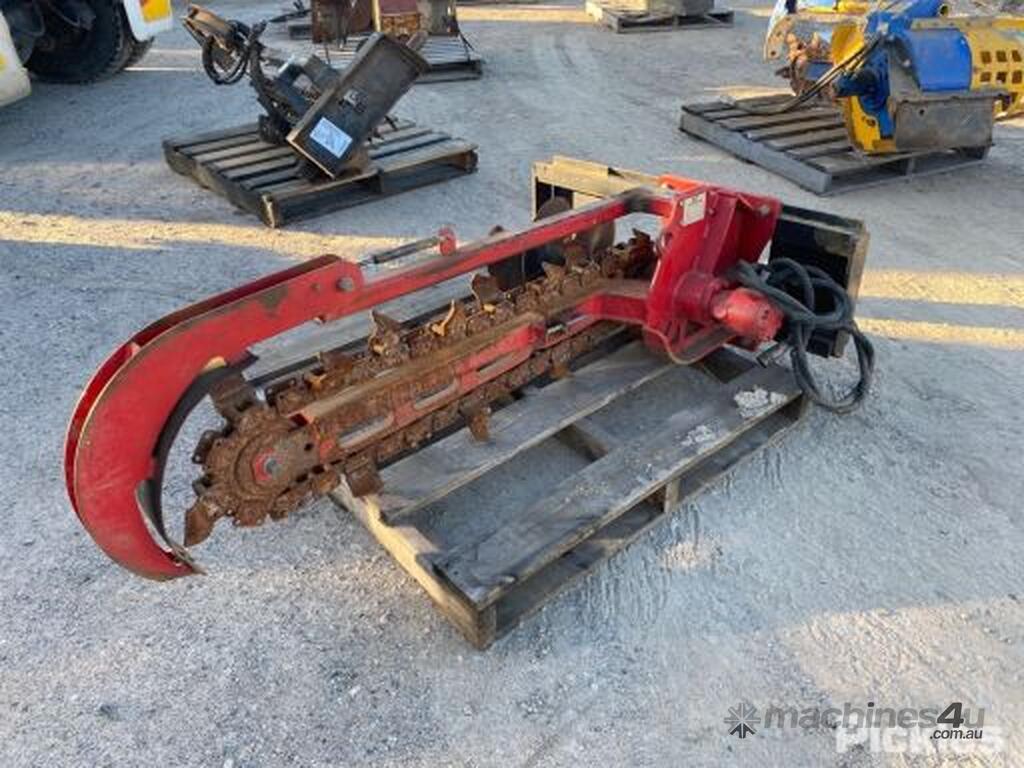 Used Hydra Power UT900 Chain Trencher To Suit Skid Steer Fitted With