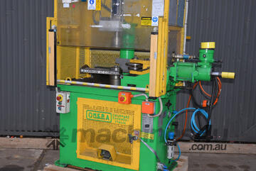 Hydraulic seaming shear rotating trimming machine rolled edge with tools to suit